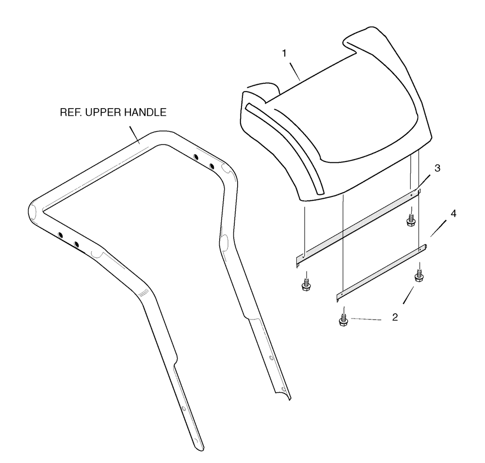 Control Panel Diagram and Parts List for 6240810X85-18-2857-28 2007 Briggs and Stratton Snow Blower